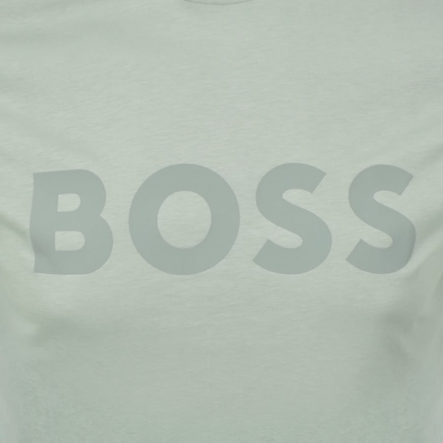 Image number 3 for BOSS Thinking 1 Logo T Shirt Green