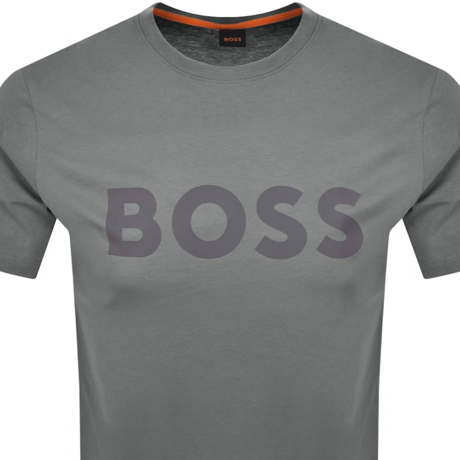 Image number 2 for BOSS Thinking 1 Logo T Shirt Grey