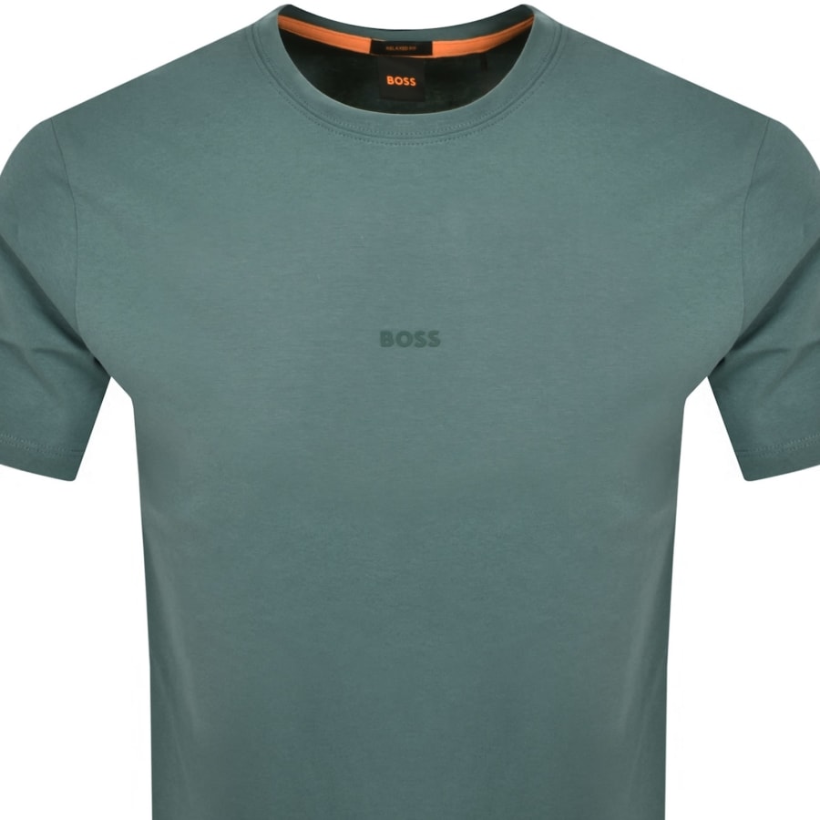 Image number 2 for BOSS TChup Logo T Shirt Open Green