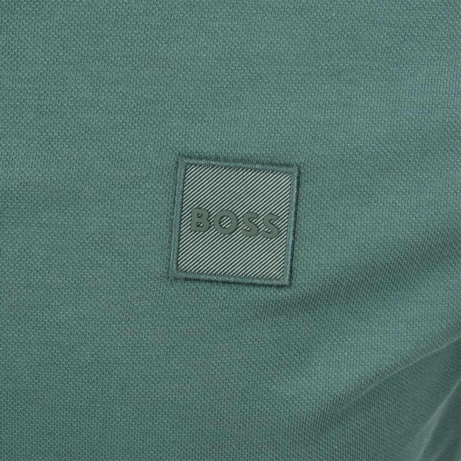 Image number 3 for BOSS Long Sleeve Passerby Polo T Shirt Green