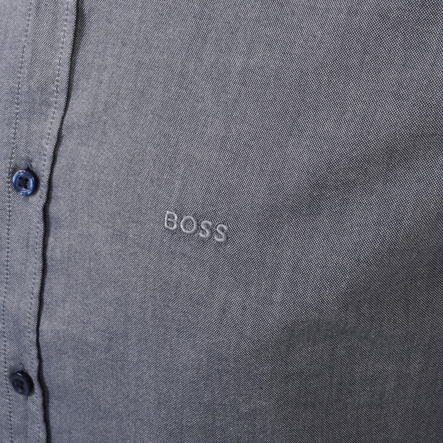 Image number 3 for BOSS Rickert Long Sleeved Shirt Navy