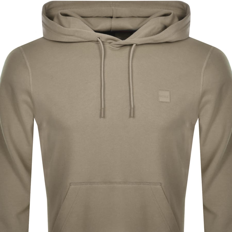 Image number 2 for BOSS Wetalk Pullover Hoodie Light Brown