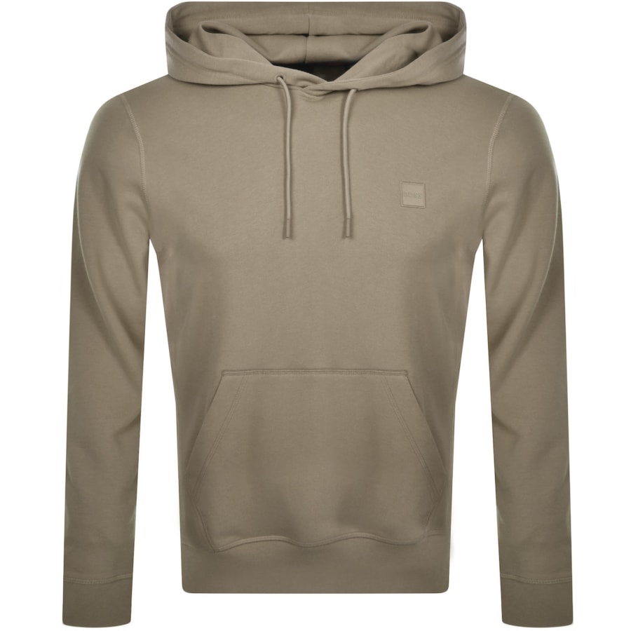 Image number 1 for BOSS Wetalk Pullover Hoodie Light Brown
