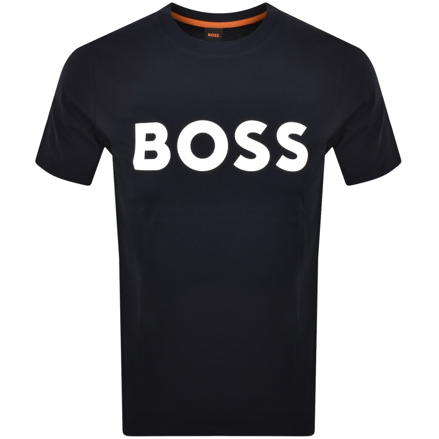 Image number 1 for BOSS Thinking 1 Logo T Shirt Blue