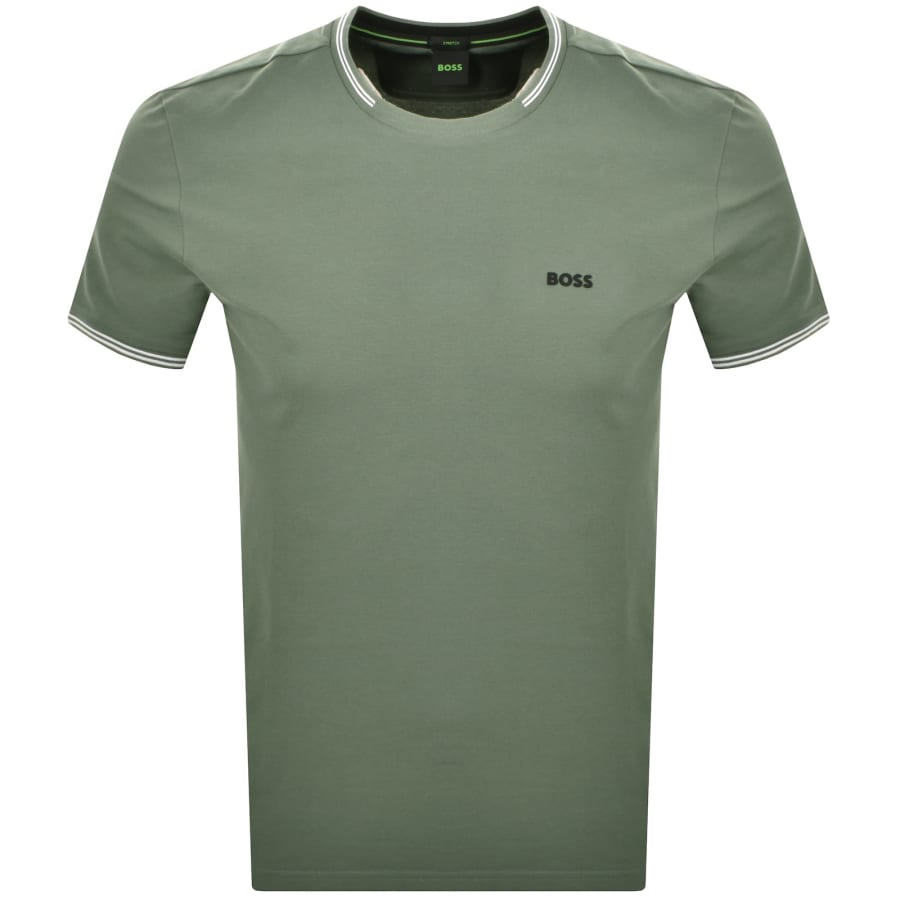 Image number 1 for BOSS Taul T Shirt Green