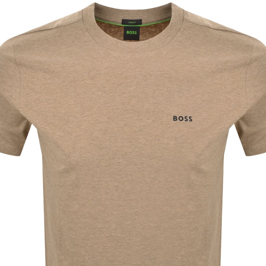 Image number 2 for BOSS Tee T Shirt Medium Beige