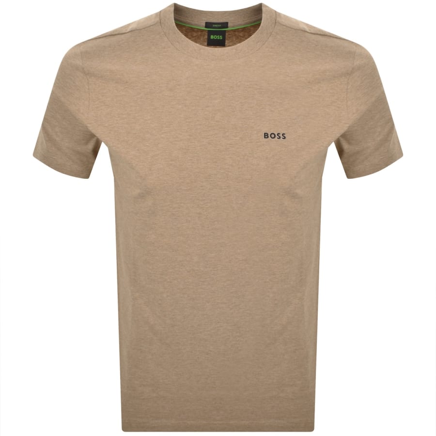 Image number 1 for BOSS Tee T Shirt Medium Beige