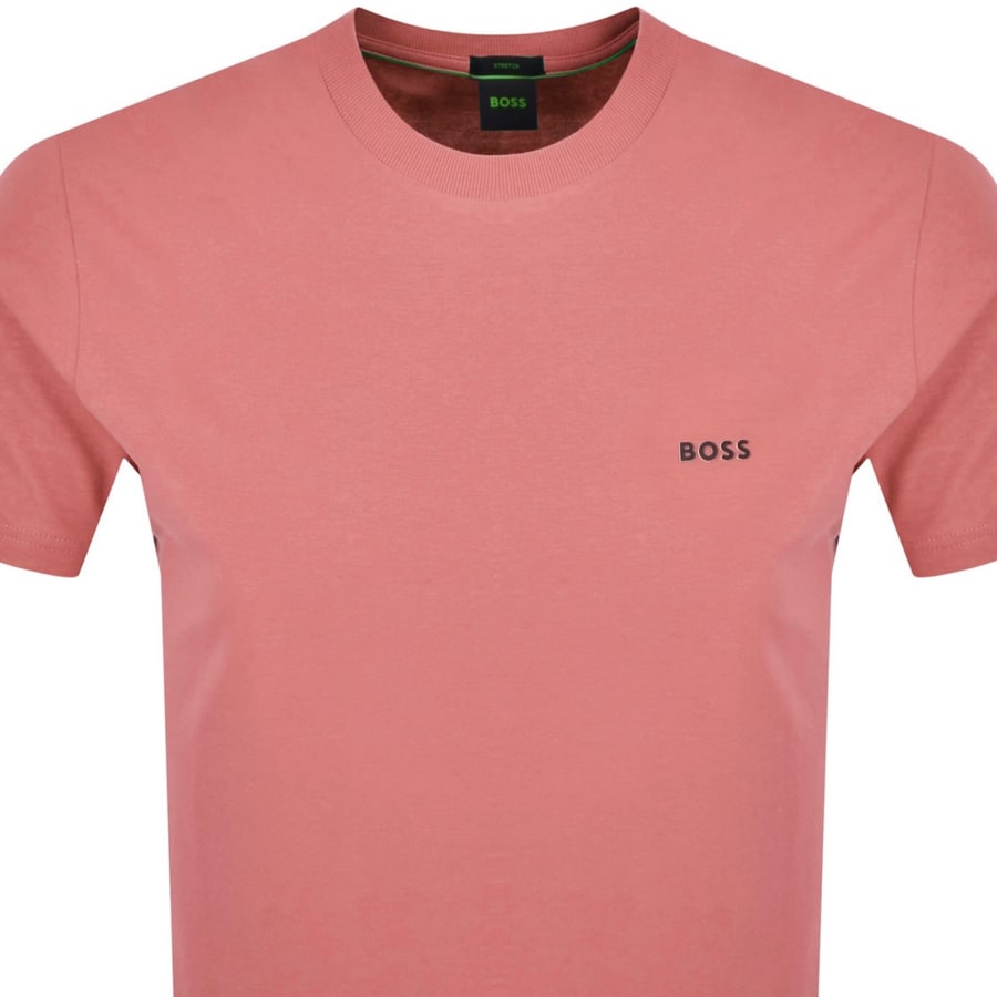 Image number 2 for BOSS Tee T Shirt Medium Pink