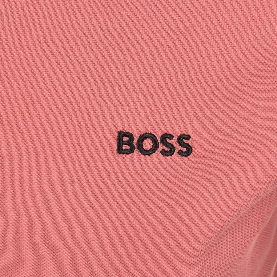 Image number 3 for BOSS Paddy Polo T Shirt Medium Pink