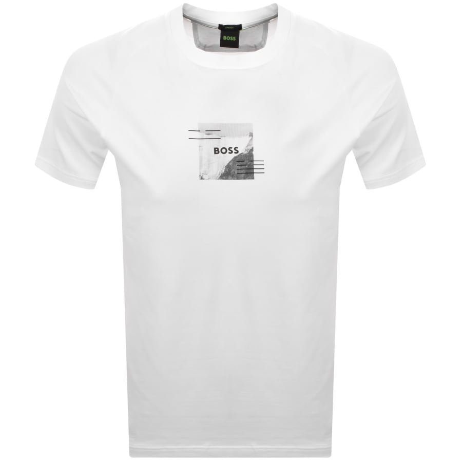Image number 2 for BOSS Stripe Zone T Shirt White