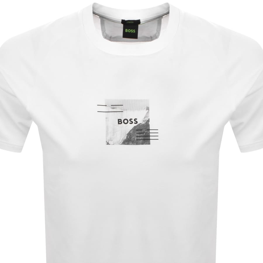 Image number 3 for BOSS Stripe Zone T Shirt White