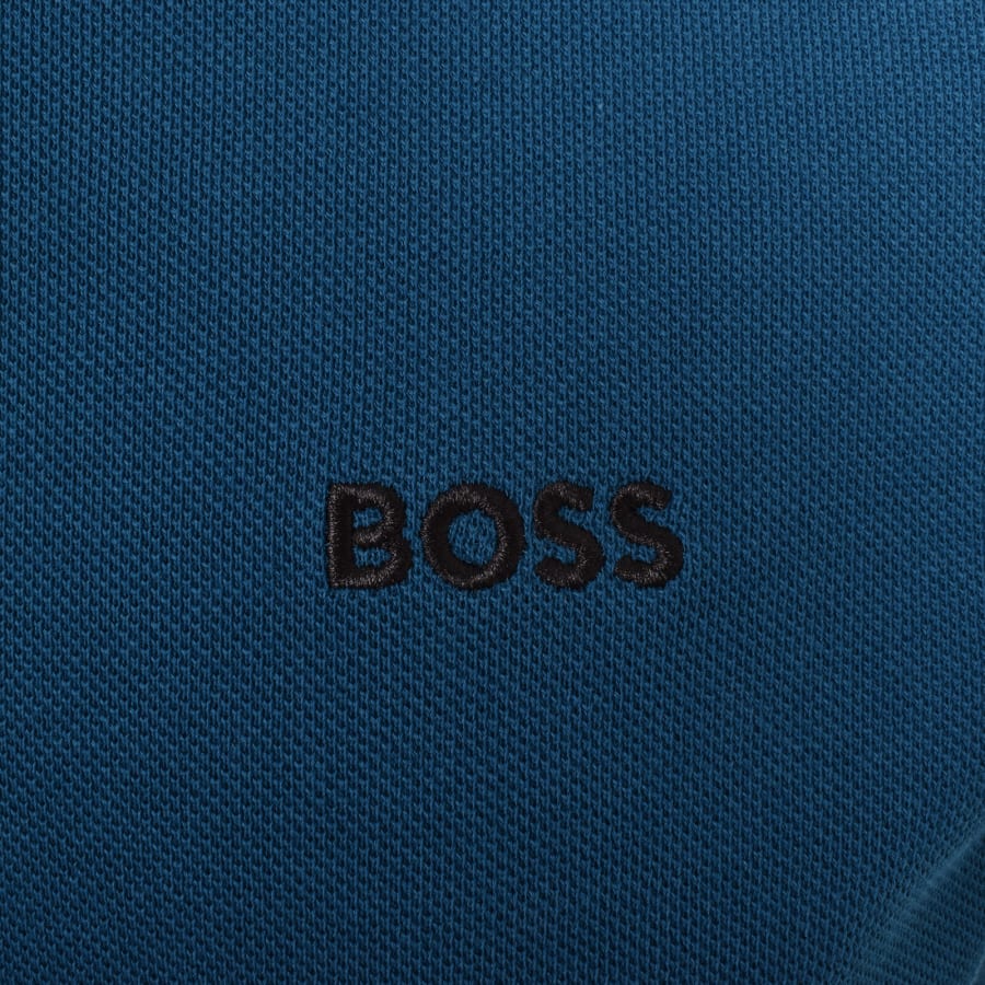Image number 3 for BOSS Paddy Polo T Shirt Open Blue