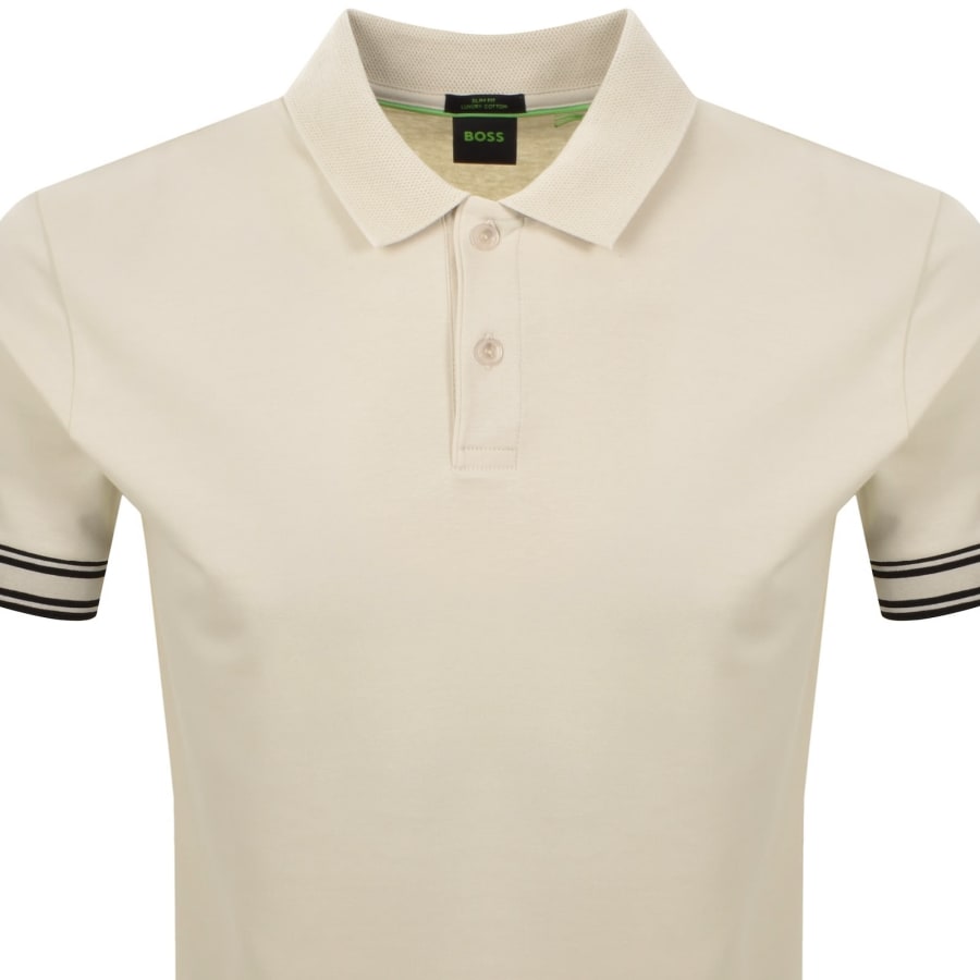 Image number 3 for BOSS Zone Polo T Shirt Cream