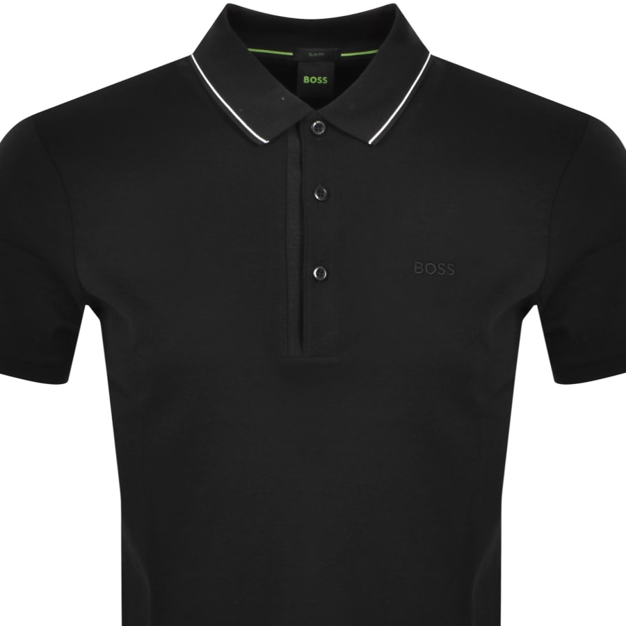 Image number 2 for BOSS Paule 4 Polo T Shirt Black