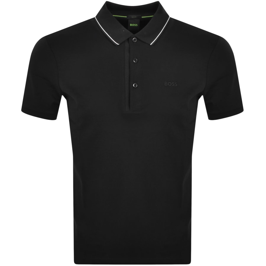 Image number 1 for BOSS Paule 4 Polo T Shirt Black