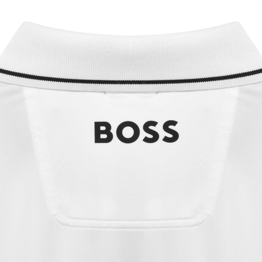 Image number 5 for BOSS Paul Pro Polo T Shirt White