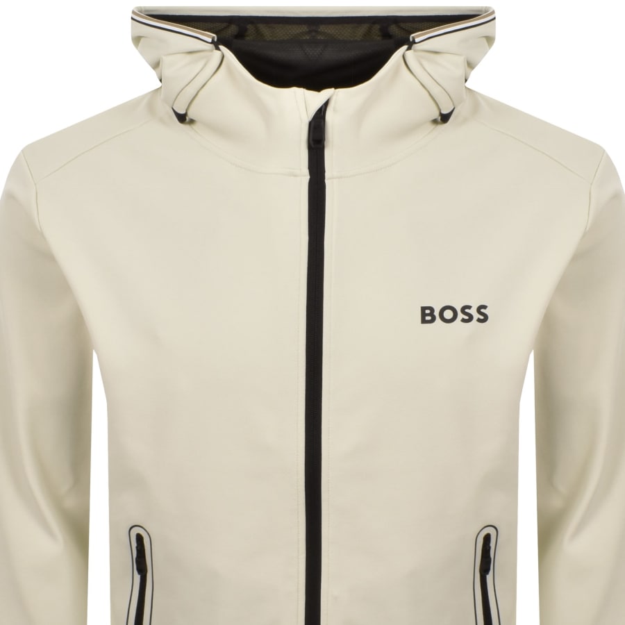 Image number 2 for BOSS Sicon Toc Hoodie Cream