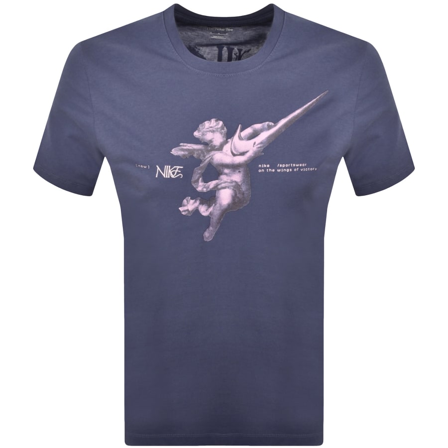 Image number 2 for Nike OC Wings City T Shirt Blue