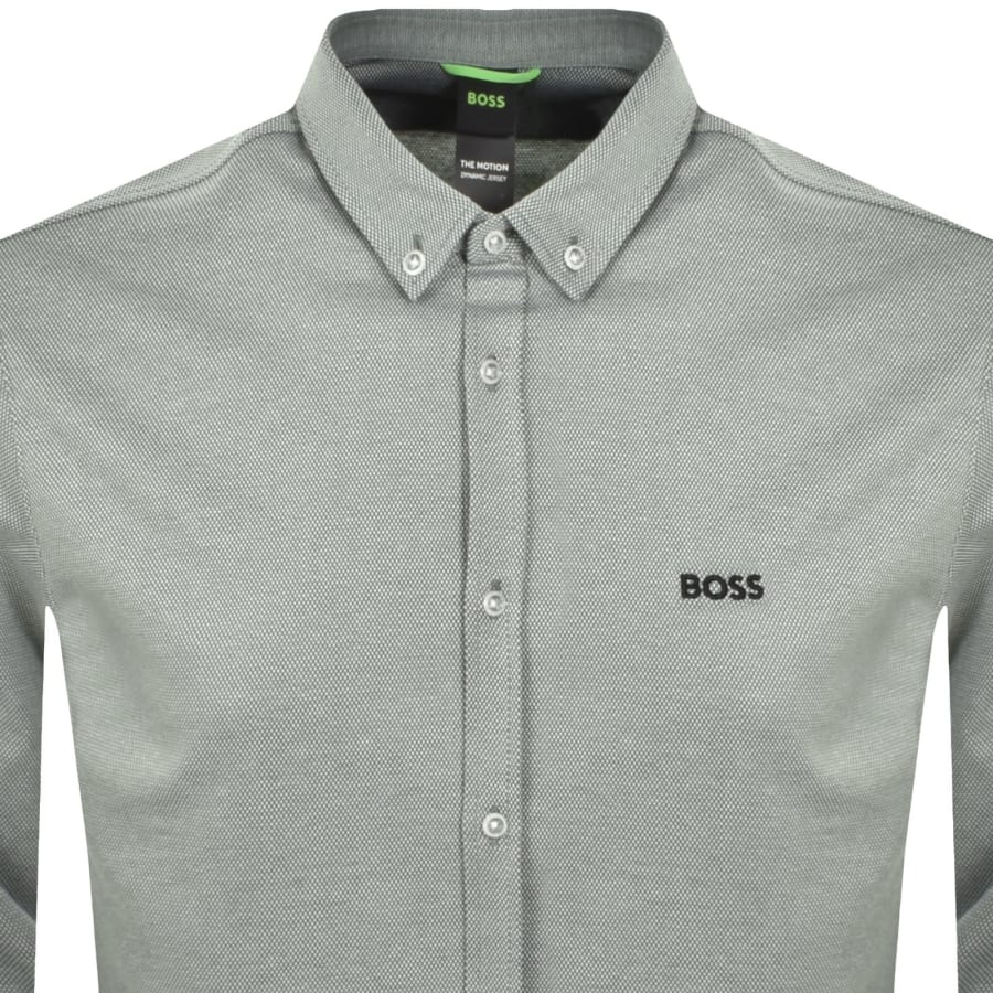 Image number 2 for BOSS B Motion Long Sleeve Shirt Green