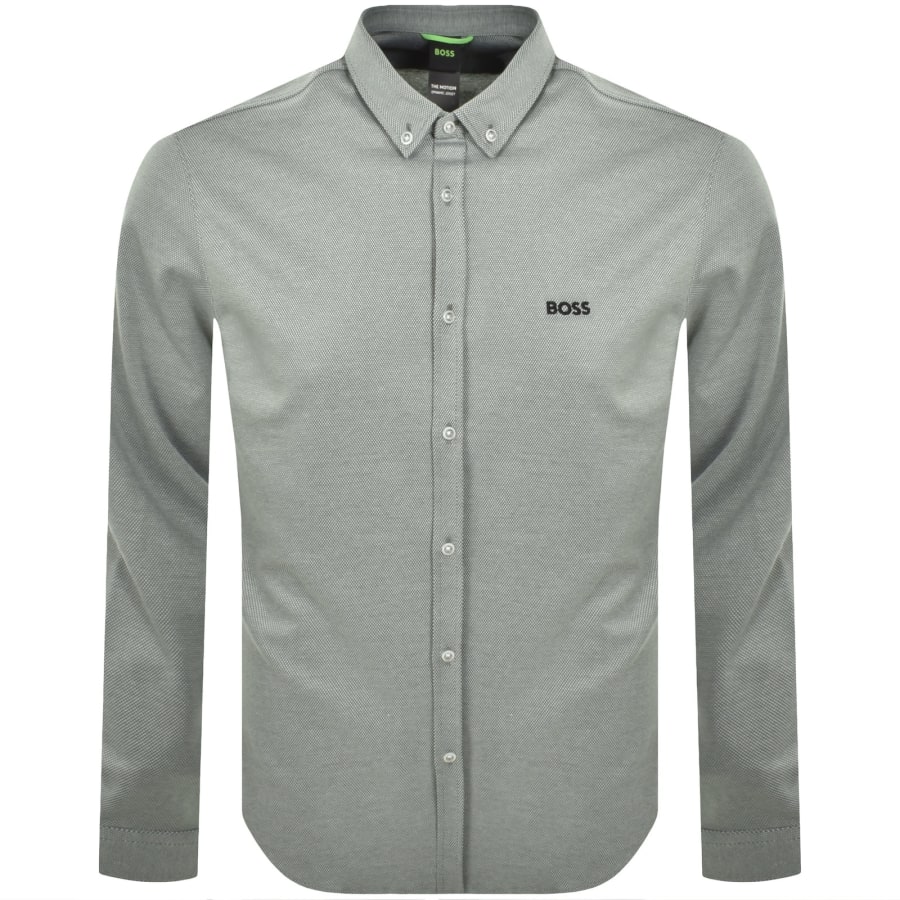 Image number 1 for BOSS B Motion Long Sleeve Shirt Green