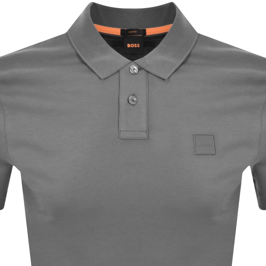 Image number 2 for BOSS Passenger Polo T Shirt Grey