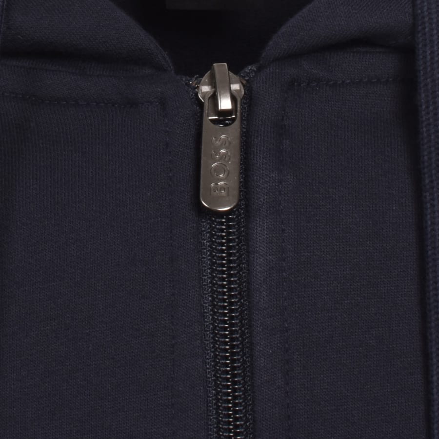 Image number 4 for BOSS Authentic Full Zip Hoodie Navy