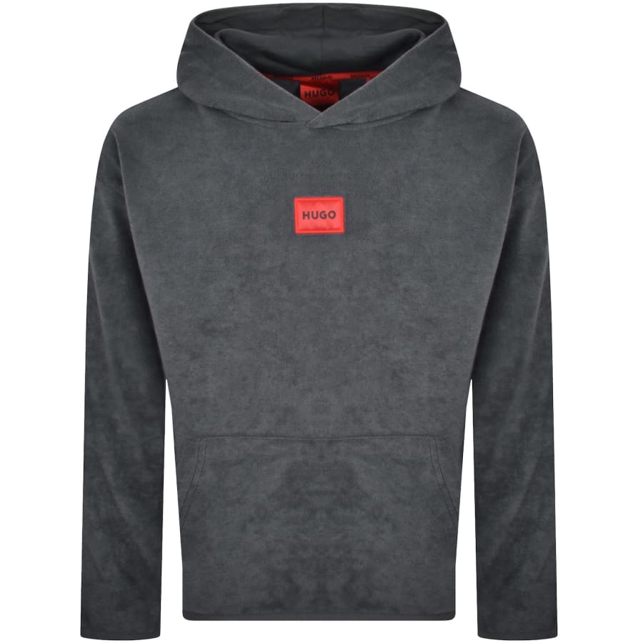Image number 1 for HUGO Bodywear Terry Hoodie Grey