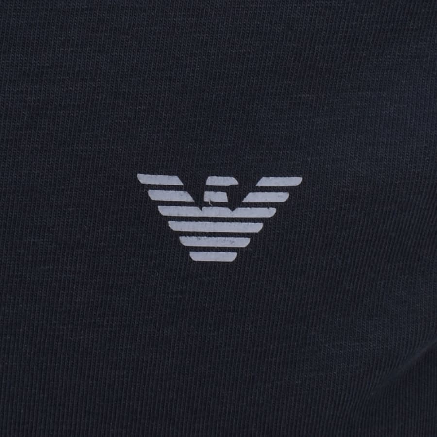 Image number 3 for Emporio Armani Core Logo Band T Shirt Armani Blue