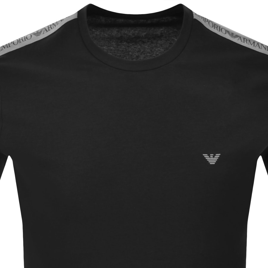 Image number 2 for Emporio Armani Core Logo Band T Shirt Black