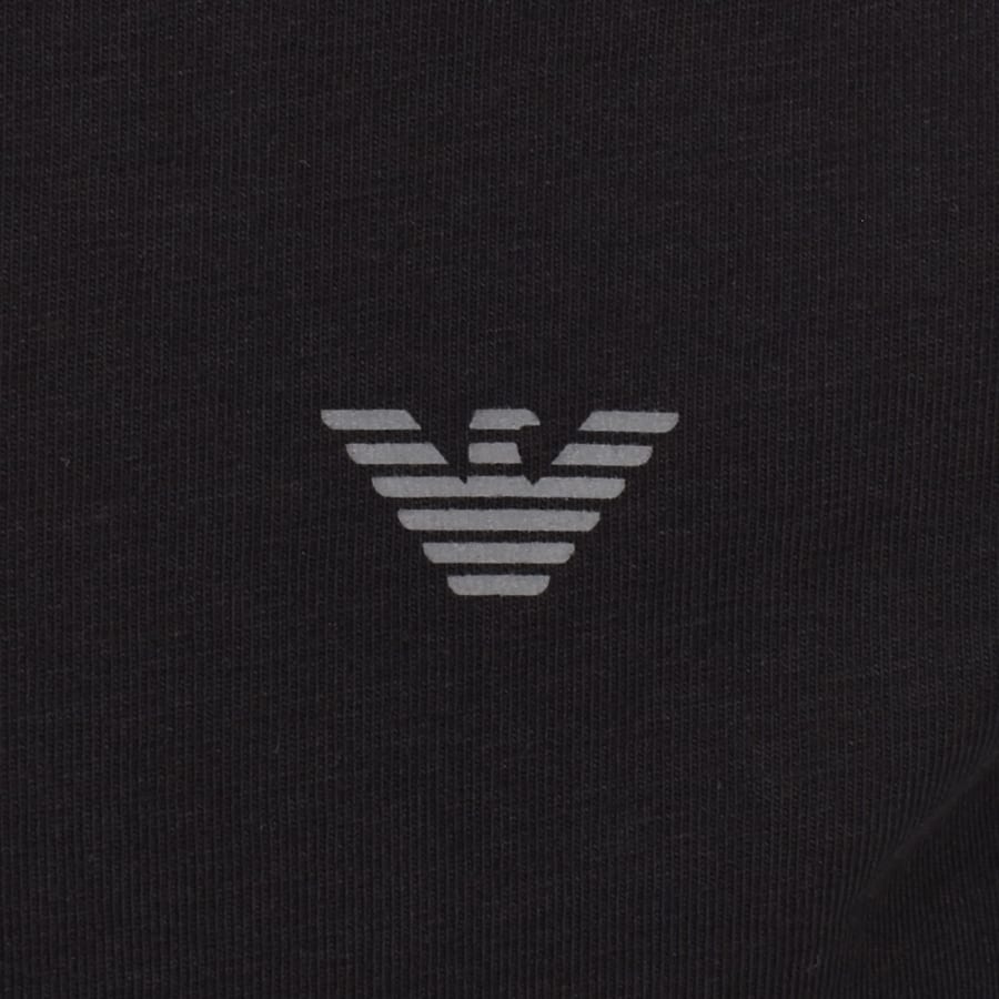 Image number 3 for Emporio Armani Core Logo Band T Shirt Black