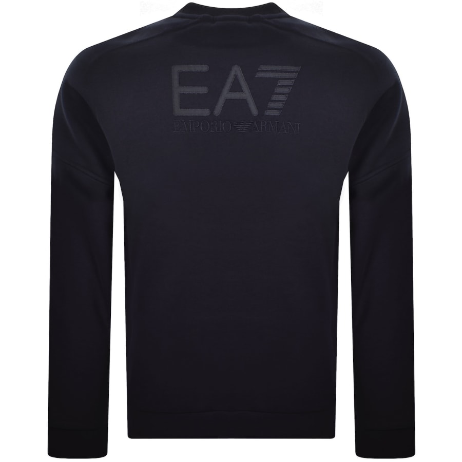 Image number 5 for EA7 Emporio Armani Logo Sweatshirt Navy