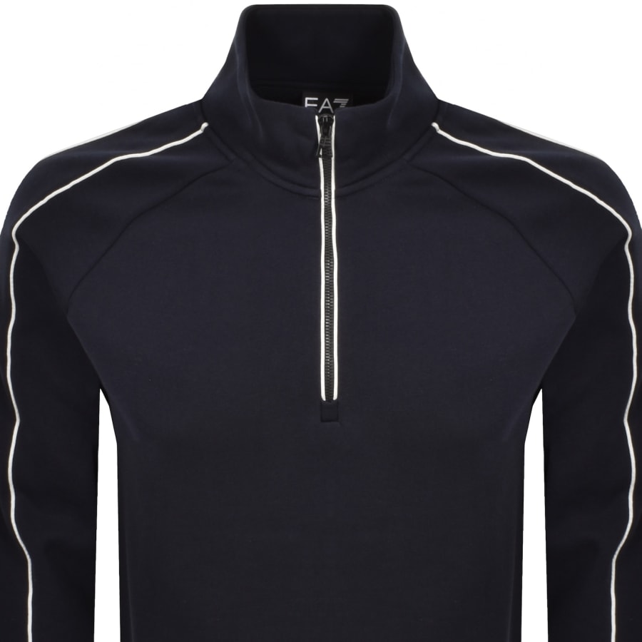 Image number 3 for EA7 Emporio Armani Logo Sweatshirt Blue