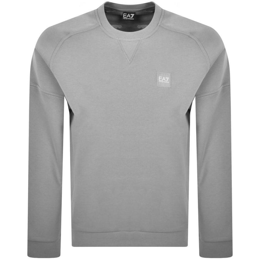Image number 2 for EA7 Emporio Armani Logo Sweatshirt Grey