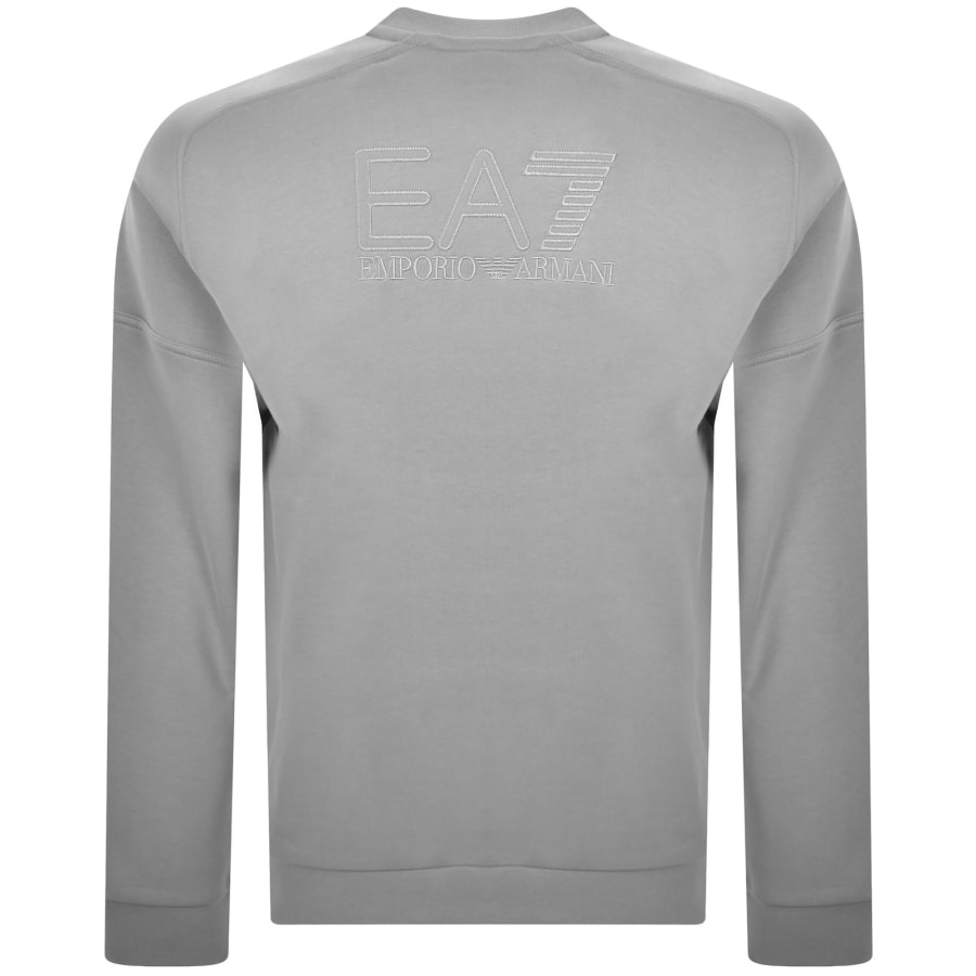 Image number 5 for EA7 Emporio Armani Logo Sweatshirt Grey