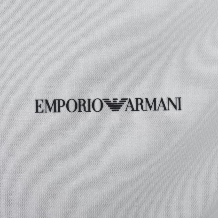 Image number 3 for Emporio Armani Short Sleeved Logo T Shirt White