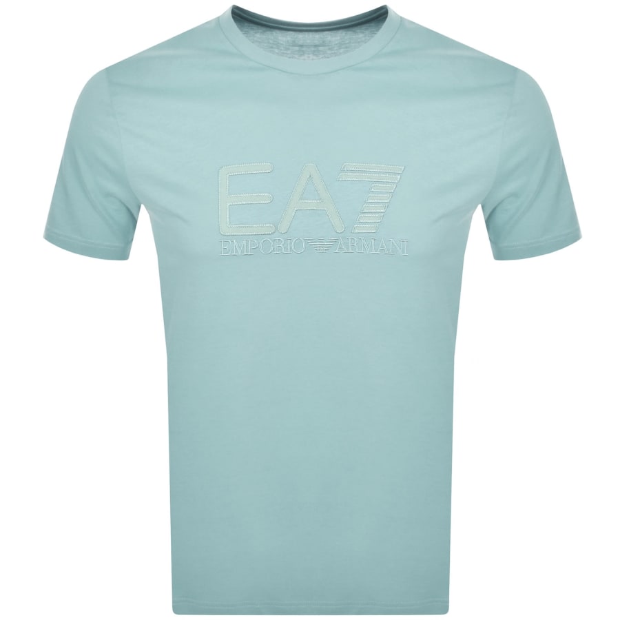 Image number 1 for EA7 Emporio Armani Logo T Shirt Blue
