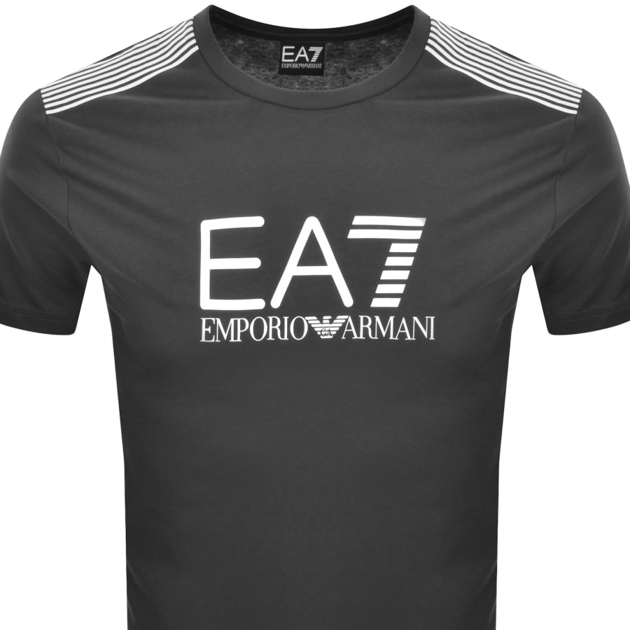 Image number 2 for EA7 Emporio Armani Logo T Shirt Grey
