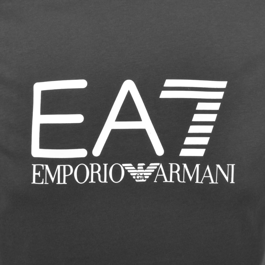 Image number 3 for EA7 Emporio Armani Logo T Shirt Grey