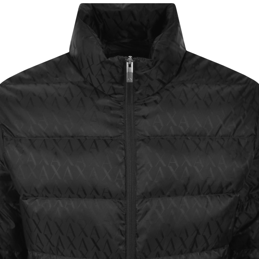 Image number 2 for Armani Exchange Padded Down Jacket Black