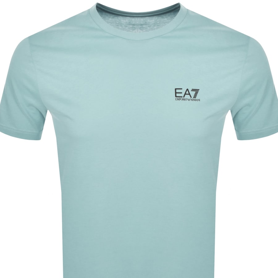 Image number 2 for EA7 Emporio Armani Training T Shirt Blue Surf