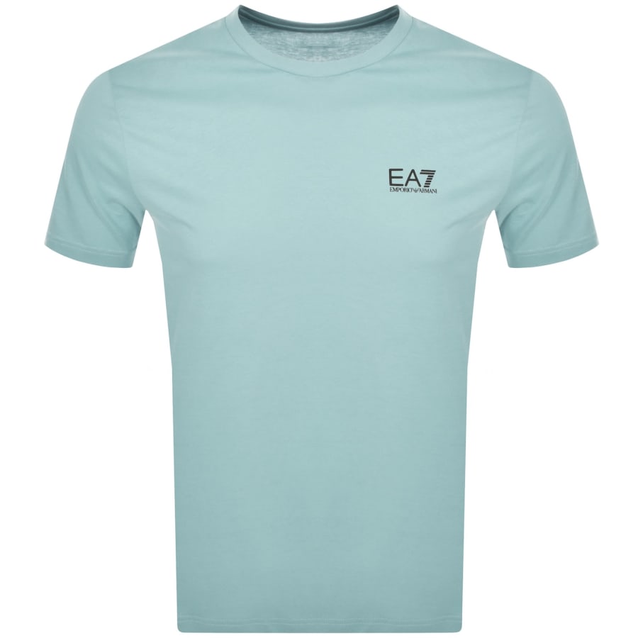Image number 1 for EA7 Emporio Armani Training T Shirt Blue Surf