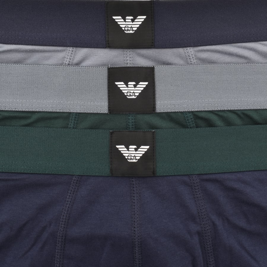 Image number 5 for Emporio Armani Underwear 3 Pack Boxer Trunks