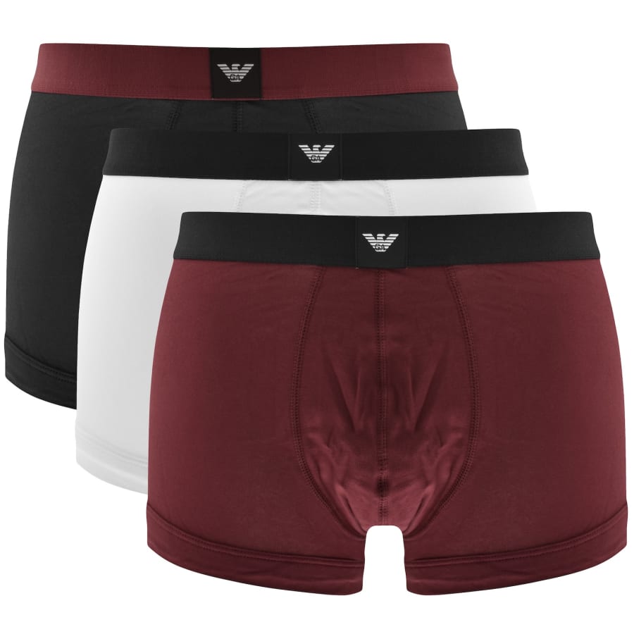 Image number 1 for Emporio Armani Underwear 3 Pack Trunks