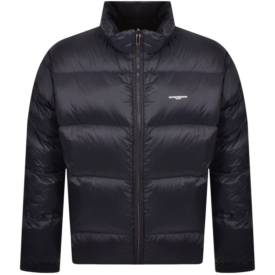 Image number 3 for Emporio Armani Reversible Down Jacket Navy