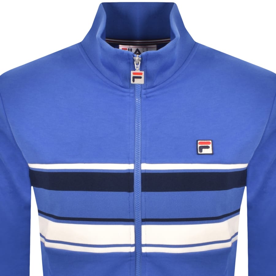 Image number 2 for Fila Vinnie Cut And Sew Track Top Dazzling Blue