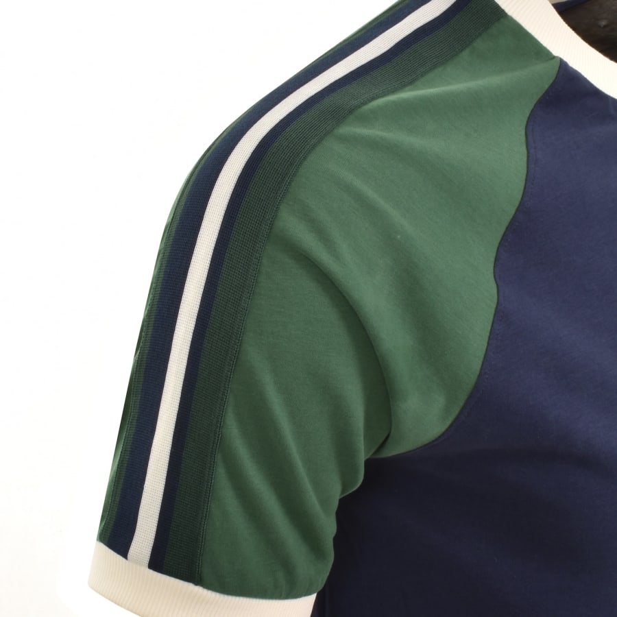 Image number 5 for Sergio Tacchini Ringer T Shirt Blue