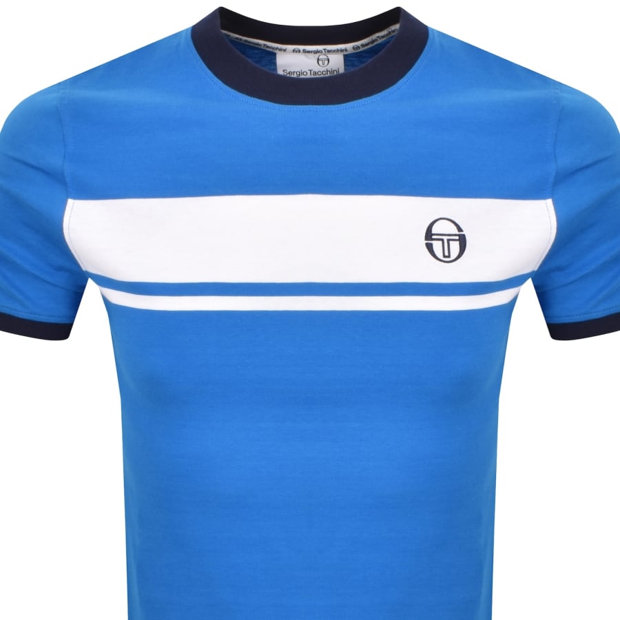 Image number 2 for Sergio Tacchini Master T Shirt Blue