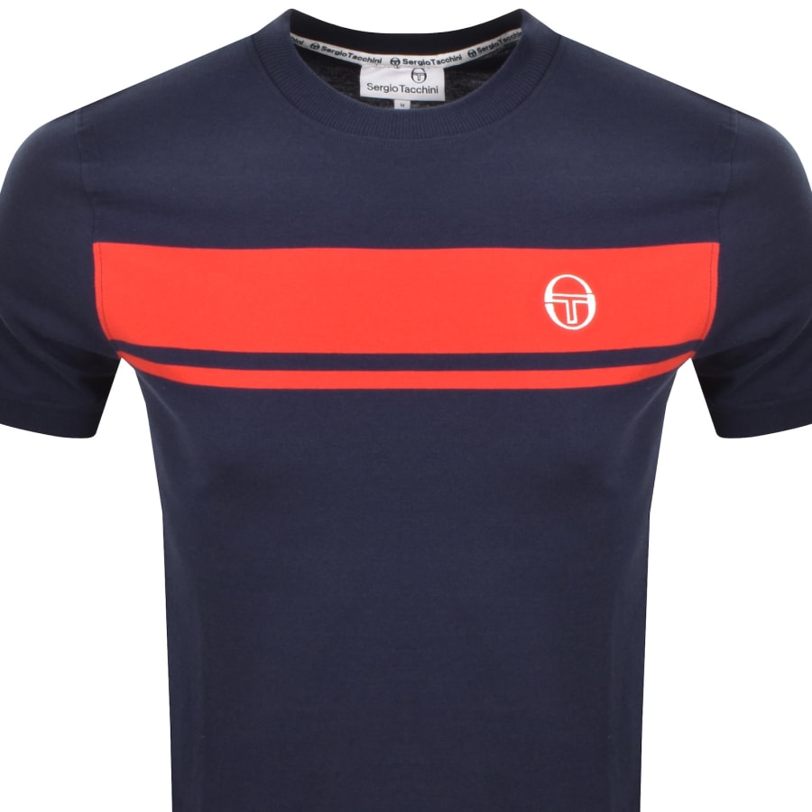 Image number 2 for Sergio Tacchini Master T Shirt Blue