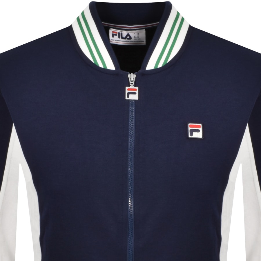 Image number 2 for Fila Settanta Baseball Track Top Fila Navy