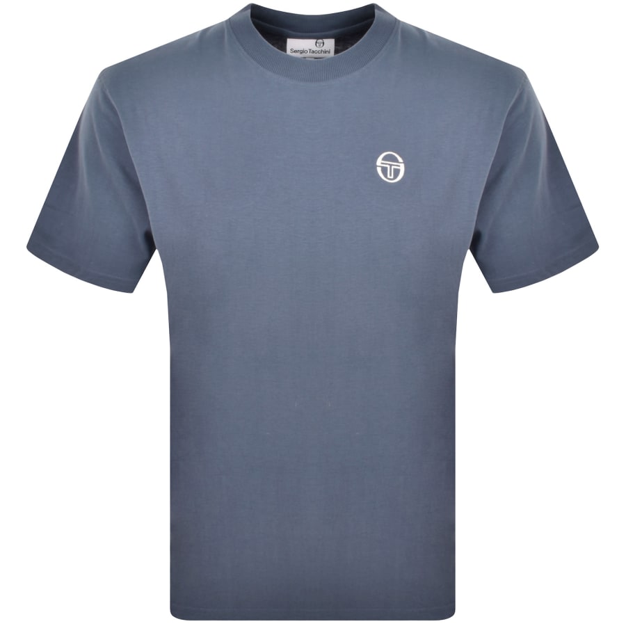 Image number 2 for Sergio Tacchini Trento T Shirt Blue